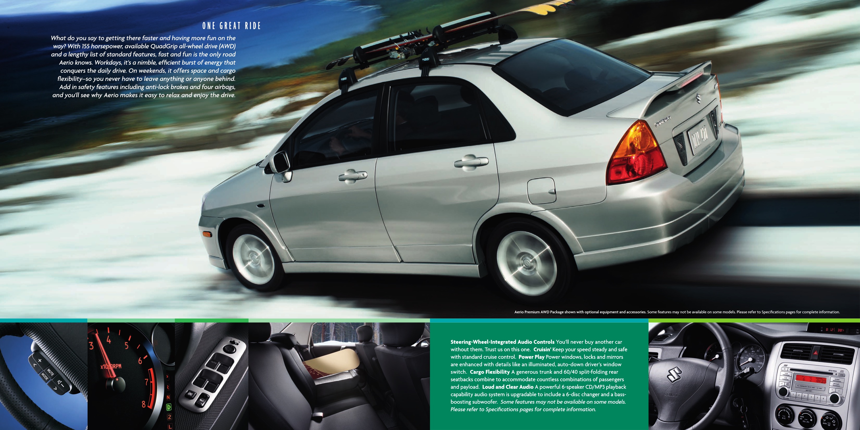2007 Suzuki Aerio Brochure Page 1